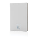 A5 Impact Steinpaper Hardcover Notizbuch Farbe: weiß