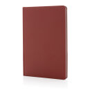 A5 Impact Steinpaper Hardcover Notizbuch Farbe: rot