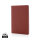 A5 Impact Steinpaper Hardcover Notizbuch Farbe: rot