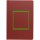 A5 Impact Steinpaper Hardcover Notizbuch Farbe: rot