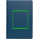 A5 Impact Steinpaper Hardcover Notizbuch Farbe: blau