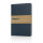 A5 Impact Steinpaper Hardcover Notizbuch Farbe: blau