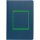 A5 Impact Steinpaper Hardcover Notizbuch Farbe: blau