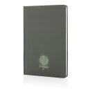 A5 Impact Steinpaper Hardcover Notizbuch Farbe: grün