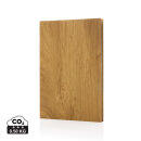 Kavana A5 Notizbuch mit Holz-Print Farbe: braun