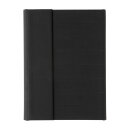 Impact Aware™ A5 Notebook mit Magnetverschluss Farbe: schwarz