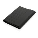 Impact Aware™ A5 Notebook mit Magnetverschluss Farbe: schwarz