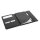 Impact Aware™ A5 Notebook mit Magnetverschluss Farbe: schwarz