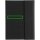 Impact Aware™ A5 Notebook mit Magnetverschluss Farbe: schwarz