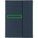 Impact Aware™ A5 Notebook mit Magnetverschluss Farbe: navy blau