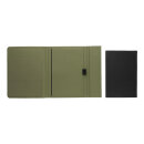 Impact Aware™ A5 Notebook mit Magnetverschluss Farbe: grün