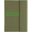 Impact Aware™ A5 Notebook mit Magnetverschluss Farbe: grün