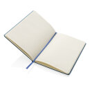 A5 Hardcover Notizbuch Farbe: blau