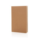 A5 Hardcover Notizbuch Farbe: braun