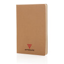 A5 Hardcover Notizbuch Farbe: braun