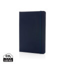 GRS-zertifiziertes rPET-A5-Notizbuch Farbe: navy blau, navy blau