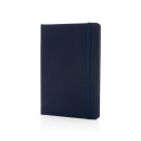 GRS-zertifiziertes rPET-A5-Notizbuch Farbe: navy blau,...