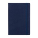 GRS-zertifiziertes rPET-A5-Notizbuch Farbe: navy blau, navy blau