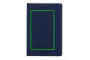 GRS-zertifiziertes rPET-A5-Notizbuch Farbe: navy blau, navy blau