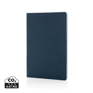 Salton Luxus Kraftpapier Notizbuch A5 Farbe: blau