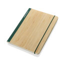 Scribe A5 Notibuch aus FSC Bambus Farbe: grün