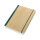 Scribe A5 Notibuch aus FSC Bambus Farbe: grün