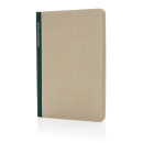 Stylo Bonsucro zertifiziertes Zuckerrohrpapier Notizbuch A5 Farbe: grün