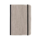 Treeline A5 Deluxe Notizbuch mit Holzeinband Farbe: grau