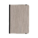 Treeline A5 Deluxe Notizbuch mit Holzeinband Farbe: grau