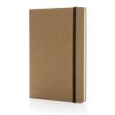 Craftstone A5 Notizbuch aus recycelt. Kraft- und Steinpapier Farbe: braun