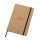 Craftstone A5 Notizbuch aus recycelt. Kraft- und Steinpapier Farbe: braun