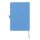 Sam A5 Notizbuch aus RCS zertifiziertem Lederfaserstoff Farbe: sky blue