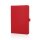 Sam A5 Notizbuch aus RCS zertifiziertem Lederfaserstoff Farbe: rot
