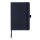 Sam A5 Notizbuch aus RCS zertifiziertem Lederfaserstoff Farbe: navy blau