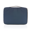 Schickes PU 15.6" Laptop-Sleeve Farbe: navy blau