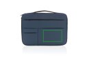 Schickes PU 15.6" Laptop-Sleeve Farbe: navy blau