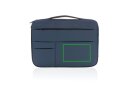 Schickes PU 15.6" Laptop-Sleeve Farbe: navy blau