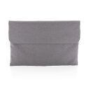 magnetisch verschließbares 15.6" Laptop-Sleeve Farbe: grau