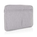 Laluka AWARE™ 15,6" Laptoptasche aus recycelter Baumwolle Farbe: grau