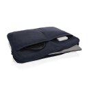 Laluka AWARE™ 15,6" Laptoptasche aus recycelter Baumwolle Farbe: navy blau