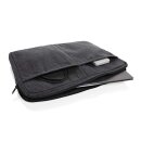 Laluka AWARE™ 15,6" Laptoptasche aus recycelter Baumwolle Farbe: anthrazit