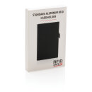 Aluminium RFID Kartenhalter Farbe: schwarz