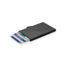 C-Secure Aluminium RFID Kartenhalter Farbe: schwarz