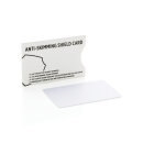 RFID Anti-Skimming-Karte mit aktivem Störchip Farbe: weiß