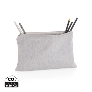 Impact Aware™ 285g/m² Stifte-Etui aus ungefärbtem Canvas Farbe: grau