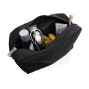 Impact Aware™ 285g/m² Kosmetiktasche aus ungefärbtem Canvas Farbe: schwarz