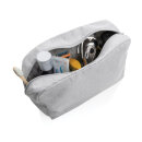 Impact Aware™ 285g/m² Kosmetiktasche aus ungefärbtem Canvas Farbe: grau