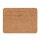 Kork RFID Slim-Wallet Farbe: braun