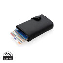 Aluminium RFID Kartenhalter mit PU-Börse Farbe: schwarz