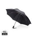 Swiss Peak AWARE™ 23" faltbarer umgekehrter Regenschirm Farbe: schwarz